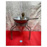 VTG. WEAR-EVERY ALUMINUM CONE STRAINER/SIEVE