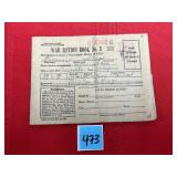 Collectible War Ration Book No 3
