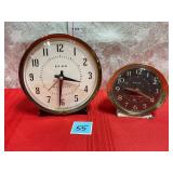 Vtg Big&Baby Ben Alarm Clocks-untested
