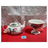 BURTON ROMANTIC ROSE PORCELAIN TEA CUP AND MORE