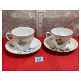 Collectible Bone China Teacups