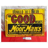 Vintage metal sign