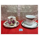 VTG. LYNN & ROYAL DOVER TEACUPS