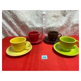Fiesta Cups&Saucers