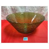 VTG. ANCHOR HOCKING SORENO AVOCADO GREEN BOWL
