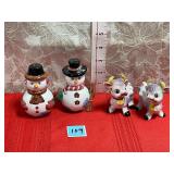 Very cute porcelain salt and pepper shakers