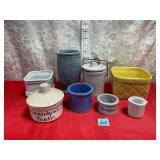 Vtg. pottery and glassware, see all pictures
