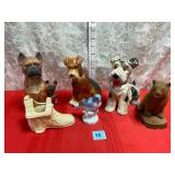 VINTAGE PORCELAIN DOGS AND MORE, SEE ALL PICTURES