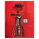 Vintage stainless steel manual hand mixer