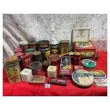 Vtg Tin Cans and more, see all pictures