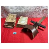 Antique Keystone Eye Stereoscope with view cards