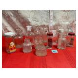Collectible glass bottles/jars