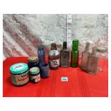 Jars and  bottles, vtg or antique see all pictures