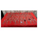 lot of different types of scissors, see pictures