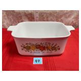 Vtg CorningWare "Spice of Life" casserole dish