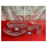 Vtg. glassware see all pictures