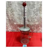 Vtg. Hazel Atlas 1 cup glass nut chopper