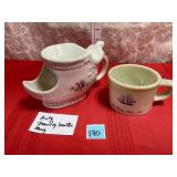 Antique shaving cups, Old Spice made in Belgium