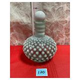 VTG. FENTON GLASS MOONSTONE  PERFUME BOTTLE