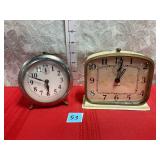 Vtg Alarm Clocks-not tested