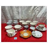 Vtg. Cups & Saucers, See all pictures for details