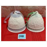 LLadro Christmas Bells 1993-1992