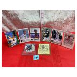 Variety of sports cards