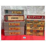 LG. LOT OF VTG CIGAR BOXES (9)