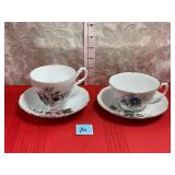 Bone China Royal Ascot&Royal Grafton Teacups