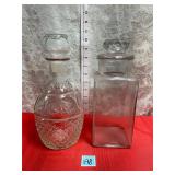 Antique Dakota Square Glass Apothecary +more