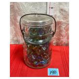 Vtg. Jar of Marbles see all pictures