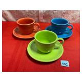 Fiesta Cups&Saucers