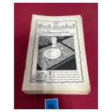 Vtg Work Basket Home&Needlecraft Magazine