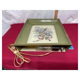 14'x12' metal glass lighted top and bottom, works