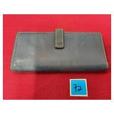 Coach Snap closure leather wallet