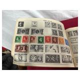 Vtg Around the World&Universal Stamp Albums