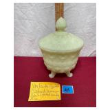Vtg/ Fenton Uranium footed dirsh, see pictures