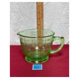 Uranium glass measuring cup