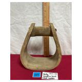 Antq Bent Wood Western Stirrup