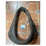 antique leather horse collar