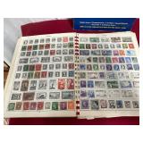 Stamp Albums-not a full album of stamps