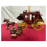 Wells Fargo & Co. Overland Stagecoach replica