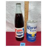 Vtg. Russian Pepsi bottle with Cyrillic text , Can