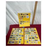 Stamp Albums-not a full album of stamps