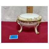 Antique Hand-painted Nippon vanity jar 2.5ï¿½ H