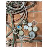 Torch, hoses and gauges