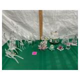 Silvestri Reindeers,Crystal glass flowers&more