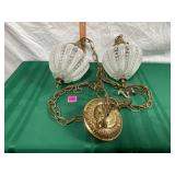 MCM Double Hanging Swag Lamp