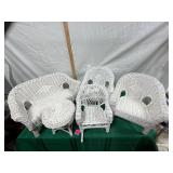Miniature Wicker Furniture Set