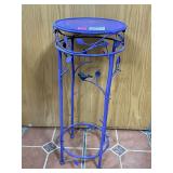 Metal Purple Plant Stand